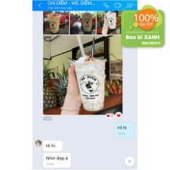 Ly nhựa Ms Diễm Coffee Milktea