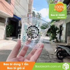 Ly nhựa sữa chua nếp cẩm Rice Yogurt