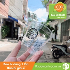 Ly nhựa sữa chua nếp cẩm Rice Yogurt