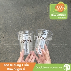 Ly nhựa Roise Coffee & Bakery
