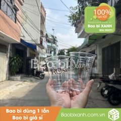 Ly nhựa Roise Coffee & Bakery