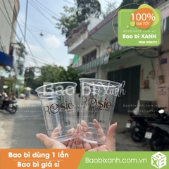 Ly nhựa Roise Coffee & Bakery