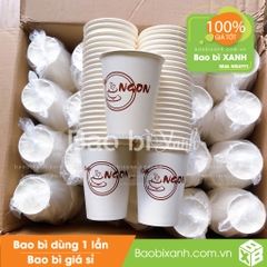 Ly giấy Ngon Cafe