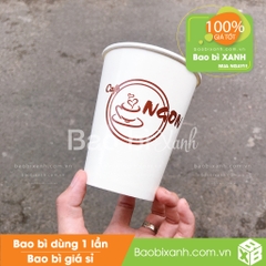 Ly giấy Ngon Cafe