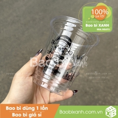 Ly nhựa Sài Gòn Phố Coffee
