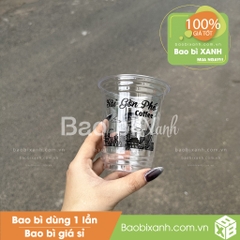 Ly nhựa Sài Gòn Phố Coffee