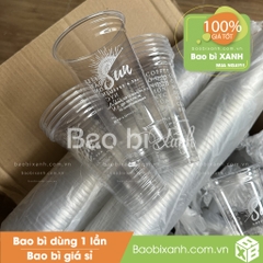 Ly nhựa Sun Coffee & Tea