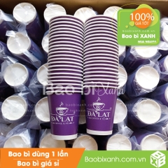 Ly giấy Đà Lạt Coffee & Tea Mẫu Mới