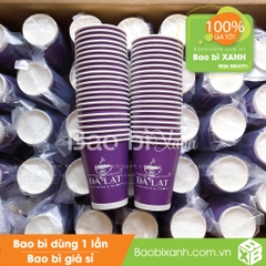 Ly giấy Đà Lạt Coffee & Tea Mẫu Mới