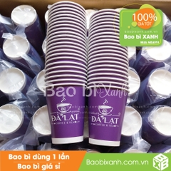 Ly giấy Đà Lạt Coffee & Tea Mẫu Mới