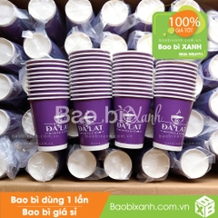 Ly giấy Đà Lạt Coffee & Tea Mẫu Mới