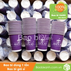 Ly giấy Đà Lạt Coffee & Tea Mẫu Mới