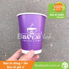 Ly giấy Đà Lạt Coffee & Tea Mẫu Mới