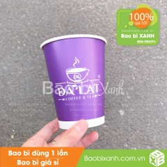 Ly giấy Đà Lạt Coffee & Tea Mẫu Mới
