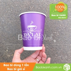 Ly giấy Đà Lạt Coffee & Tea Mẫu Mới