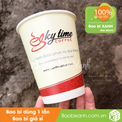 Ly giấy Skytime Coffee Sân Bay Cần Thơ
