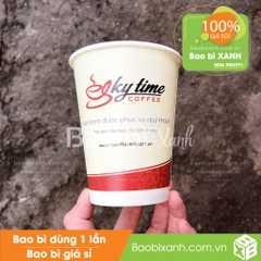 Ly giấy Skytime Coffee Sân Bay Cần Thơ