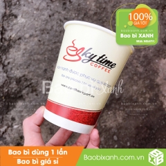 Ly giấy Skytime Coffee Sân Bay Cần Thơ