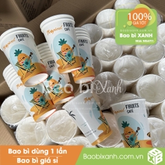 Ly giấy Tropical Fruits Cafe
