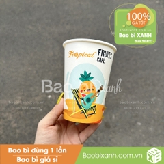 Ly giấy Tropical Fruits Cafe