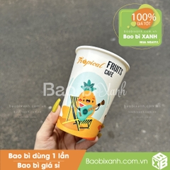 Ly giấy Tropical Fruits Cafe