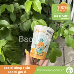 Ly giấy Tropical Fruits Cafe