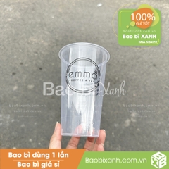 Ly nhựa Emma Coffee & Tea