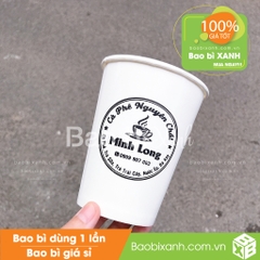 Ly giấy Minh Long Cà Phê Nguyên Chất