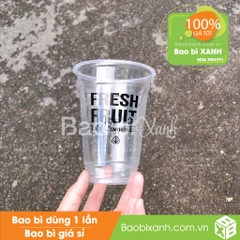 Ly nhựa Fresh Fruit Juice & Smoothies