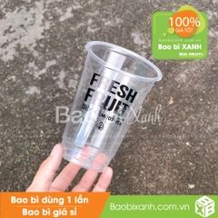 Ly nhựa Fresh Fruit Juice & Smoothies