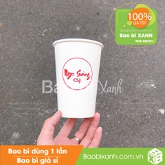 Ly giấy Ngọc Sương Cafe