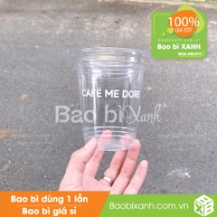 Ly nhựa Me Dore Cafe