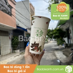 Ly giấy Sáo Trúc Coffee & Tea