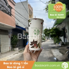 Ly giấy Sáo Trúc Coffee & Tea