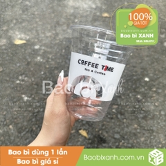 Ly nhựa Time Coffee & Tea