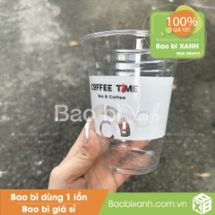 Ly nhựa Time Coffee & Tea