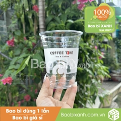 Ly nhựa Time Coffee & Tea