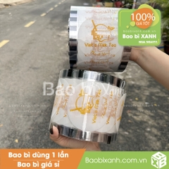 Cuộn màng ép Viet's Milktea Mẫu Mới