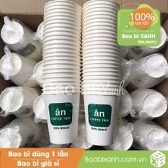 Ly giấy Ân Coffee Tea Mẫu Mới