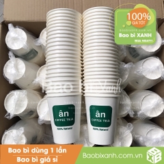 Ly giấy Ân Coffee Tea Mẫu Mới