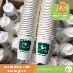 Ly giấy Ân Coffee Tea Mẫu Mới