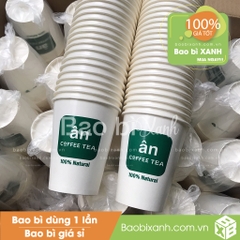 Ly giấy Ân Coffee Tea Mẫu Mới