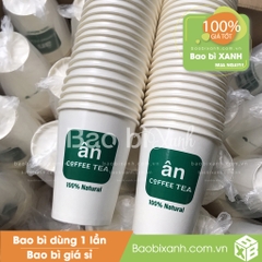 Ly giấy Ân Coffee Tea Mẫu Mới
