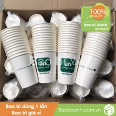 Ly giấy Ân Coffee Tea Mẫu Mới