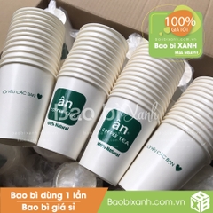 Ly giấy Ân Coffee Tea Mẫu Mới