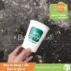 Ly giấy Ân Coffee Tea Mẫu Mới
