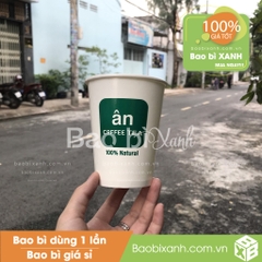 Ly giấy Ân Coffee Tea Mẫu Mới
