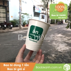 Ly giấy Ân Coffee Tea Mẫu Mới