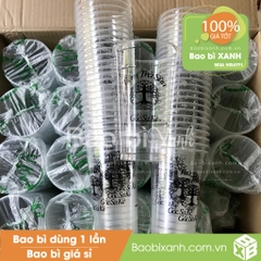 Ly nhựa Tiệm trà sữa Gốc Sa kê