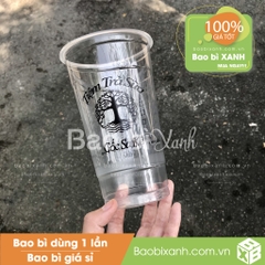 Ly nhựa Tiệm trà sữa Gốc Sa kê